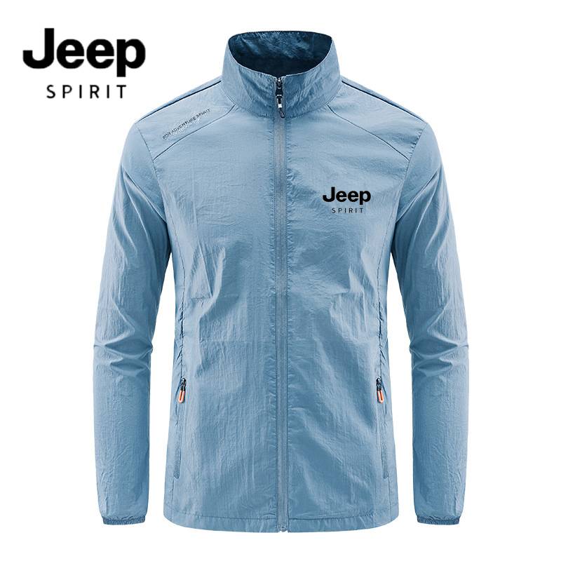 【JEEP官方授權】2024速乾防曬衣 超薄透氣 冰絲皮膚衣 戶外、釣魚、通勤、運動 M-5XL