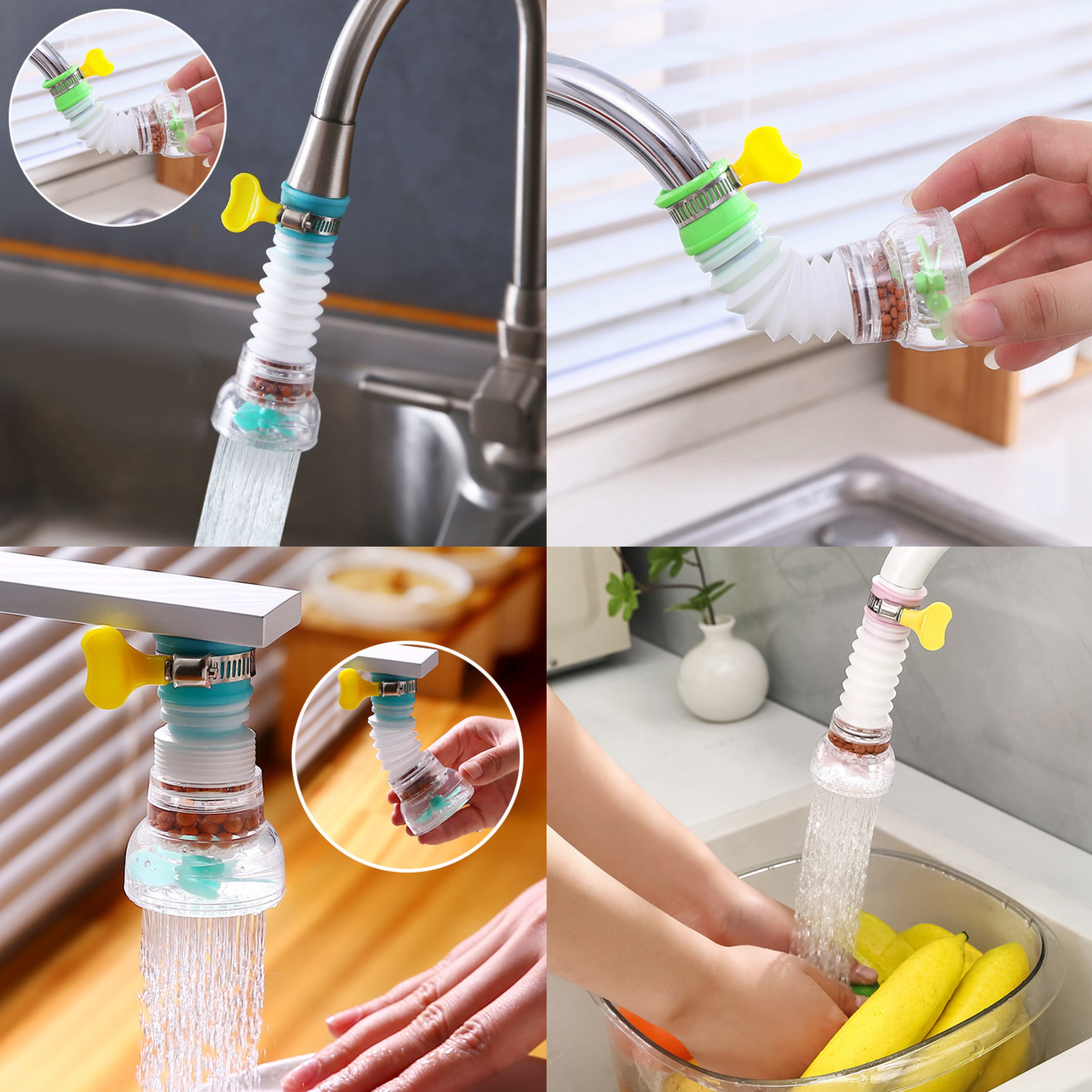 【麥飯石淨水器】生活小妙招,可延伸旋轉龍頭起泡器~ 廚房家用自來水延伸器,自由伸縮,過濾水質。360°隨意旋轉! 【麥飯石淨水器】生活小妙招,可延伸旋轉龍頭起泡器~ 廚房家用自來水延伸器,自由伸縮,過濾水質。360°隨意旋轉!